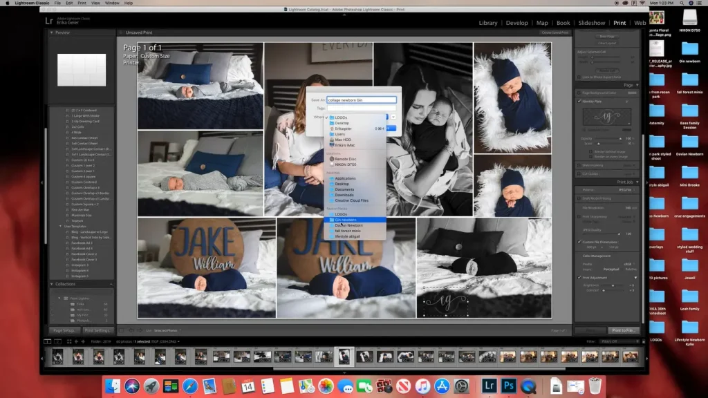 Export your collage in lightroom mod APK