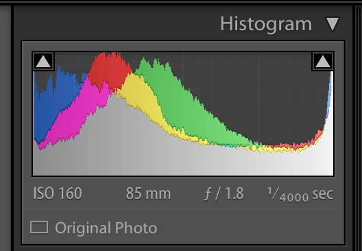 Turning the Clipping feature On and Off in Lightroom