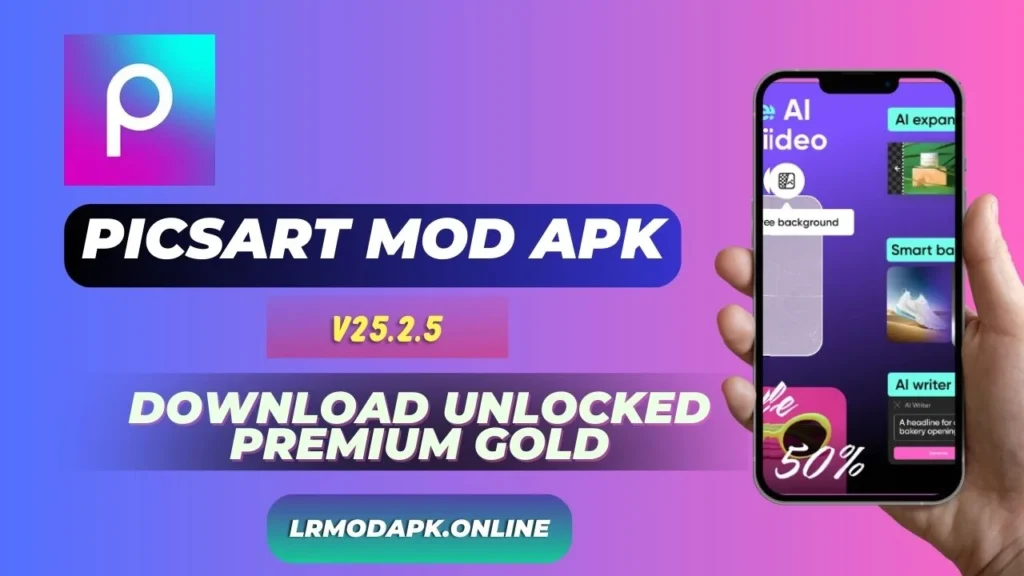 Download PicsArt Mod APK v26.1.2 (Premium & Gold Unlocked) for Android