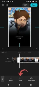 You can also Adjust your video speed with the help of Curve