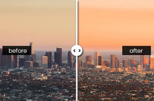 Download Los Angeles Golden Hour lr apk Free Preset