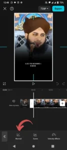 click on the Normal button in capcut mod APK