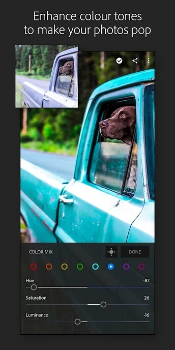 Pro-Level Camera in lightroom APK